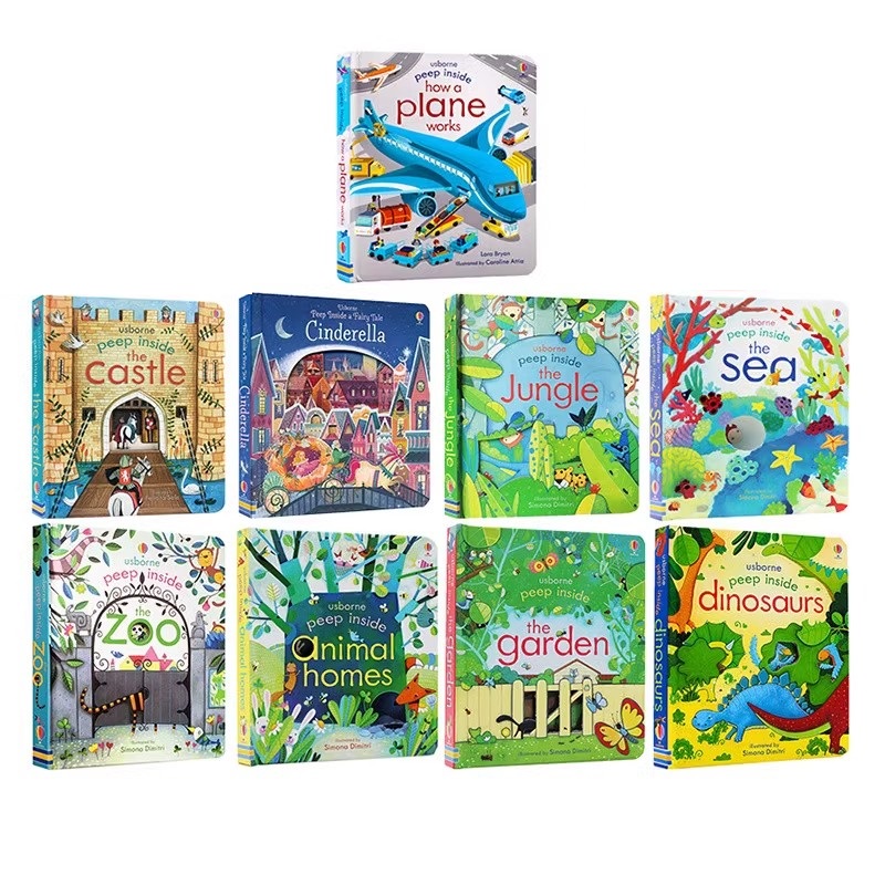 Kids Education Picture - Peep Inside Usborne Book, английские образовательные