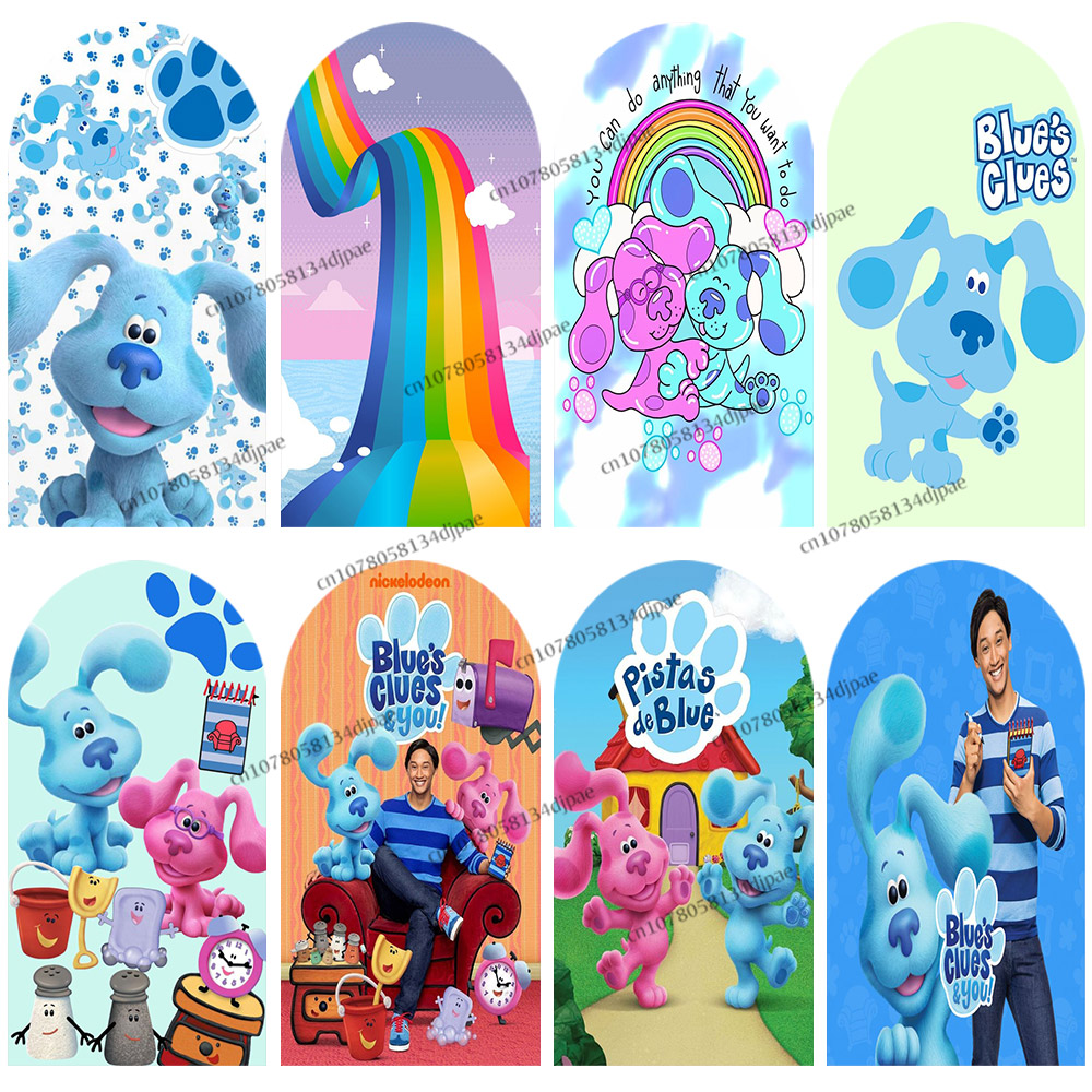 Kids Education Banner - Синий фон с аркой, украшение для