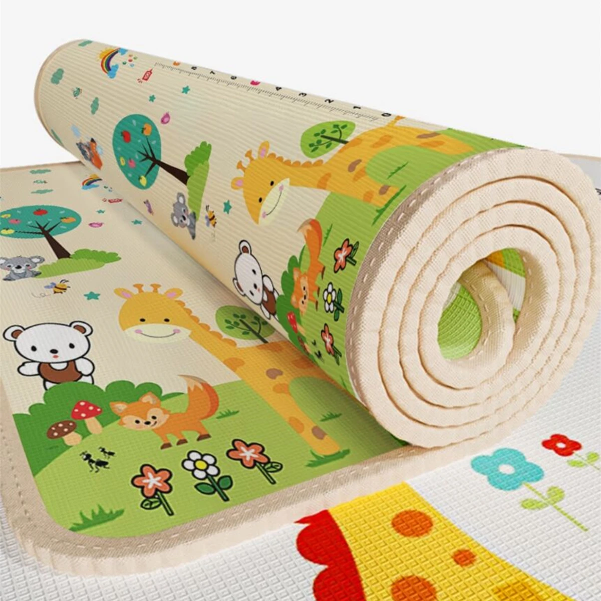 Kids Education Bd - Детский игровой коврик, утолщенный, 1/0,5 см,