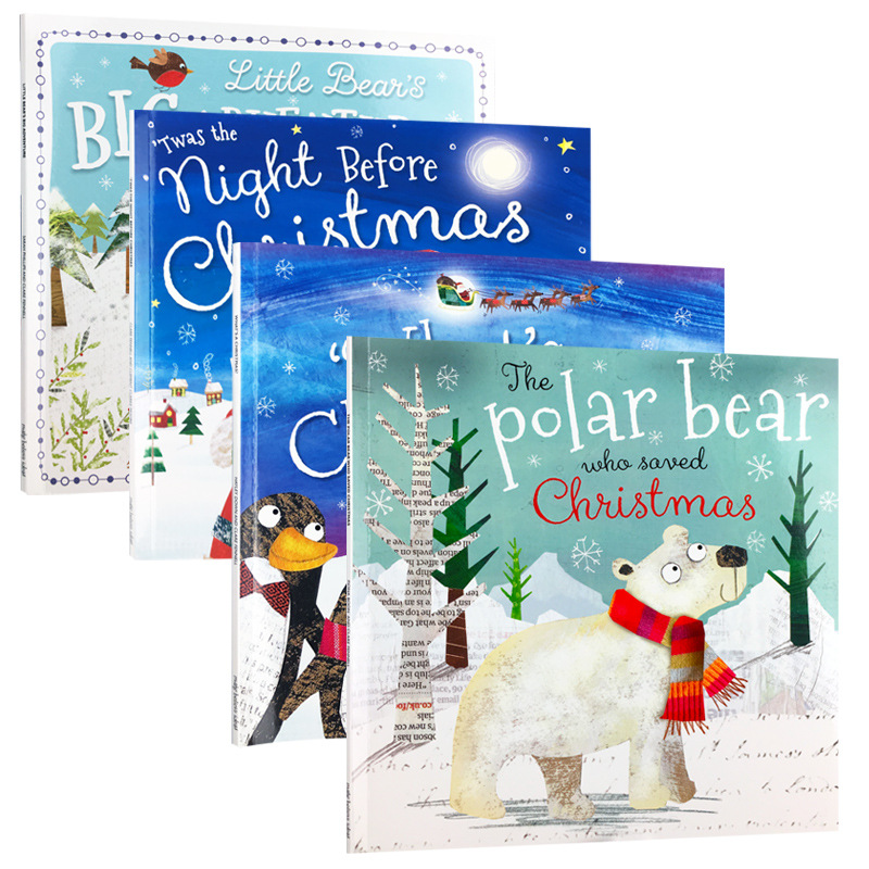 Kids Education Story - 4 книжки My Christmas, английская книга