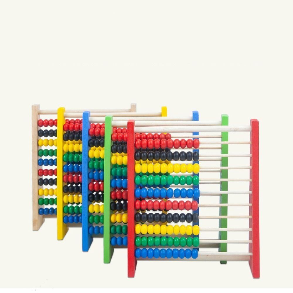 Kids Education Calculator - Прочный деревянный абакус для развития интеллекта