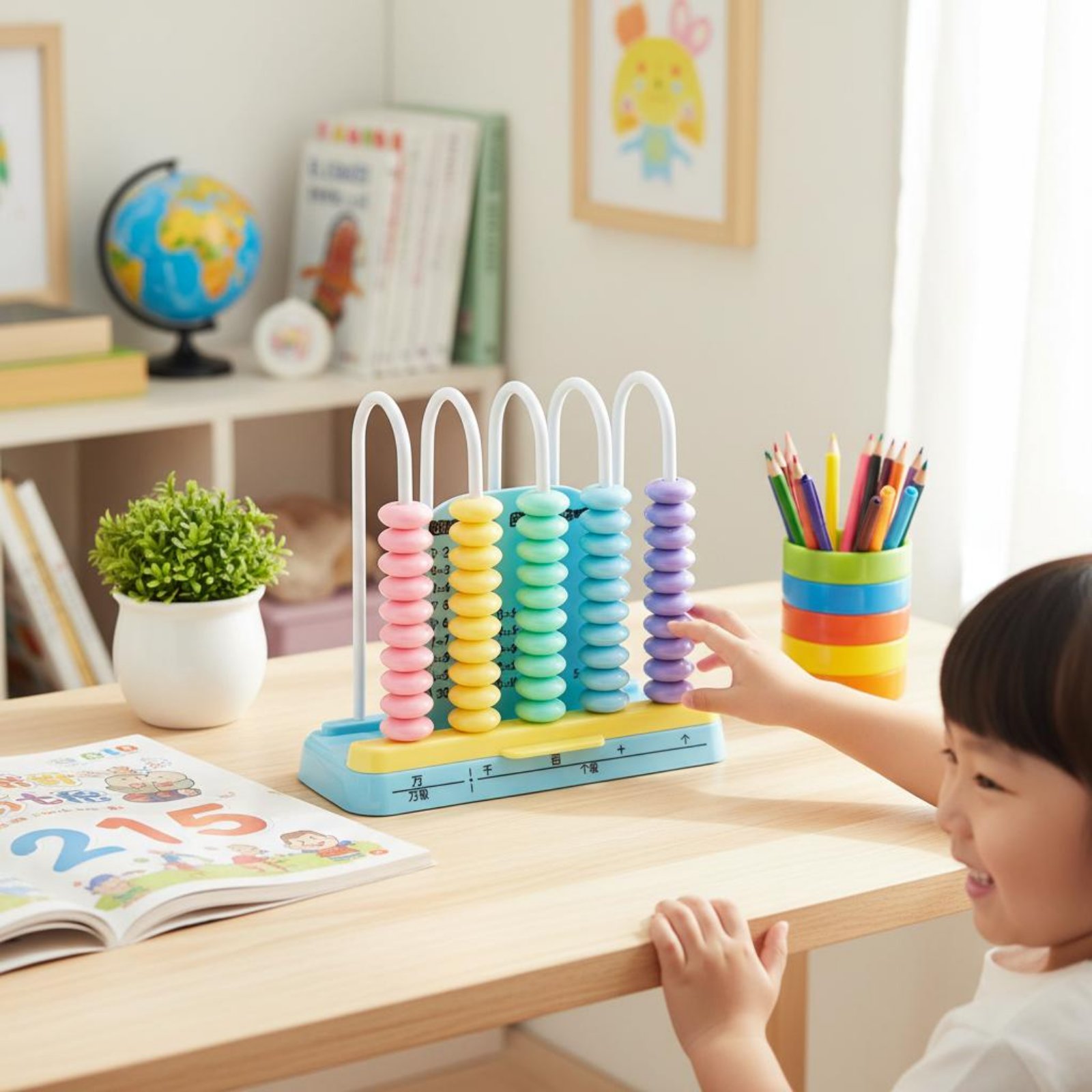 Kids Education Calculator - Детские счеты Abacus Quick Reset: обучающая