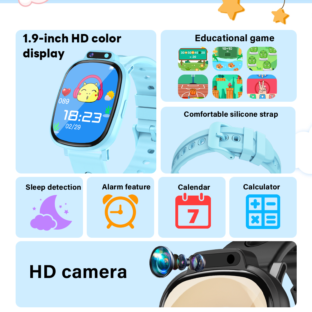 Детские умные часы LAXASFIT с  – обзор и цена Kids Education Calculator