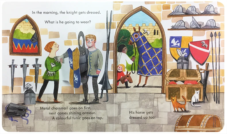 Usborne Peep Inside The Castle – обзор и цена Kids Education Picture